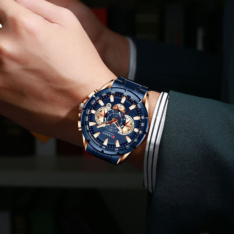 Relógio Masculino Casual Esportivo Militar de luxo