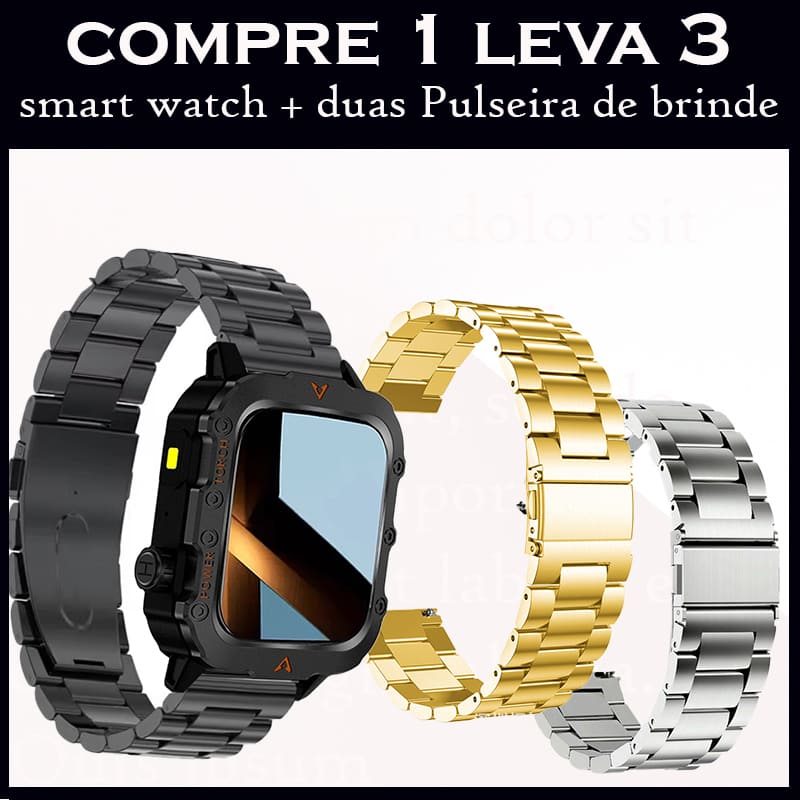 Novo smart watch sport premium (compre 1 leva 3)