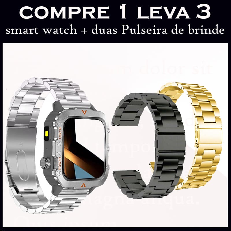 Novo smart watch sport premium (compre 1 leva 3)