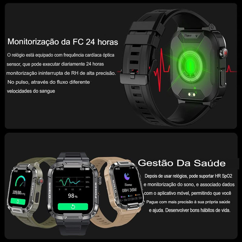 Smartwatch Esportivo Ultra Resistente