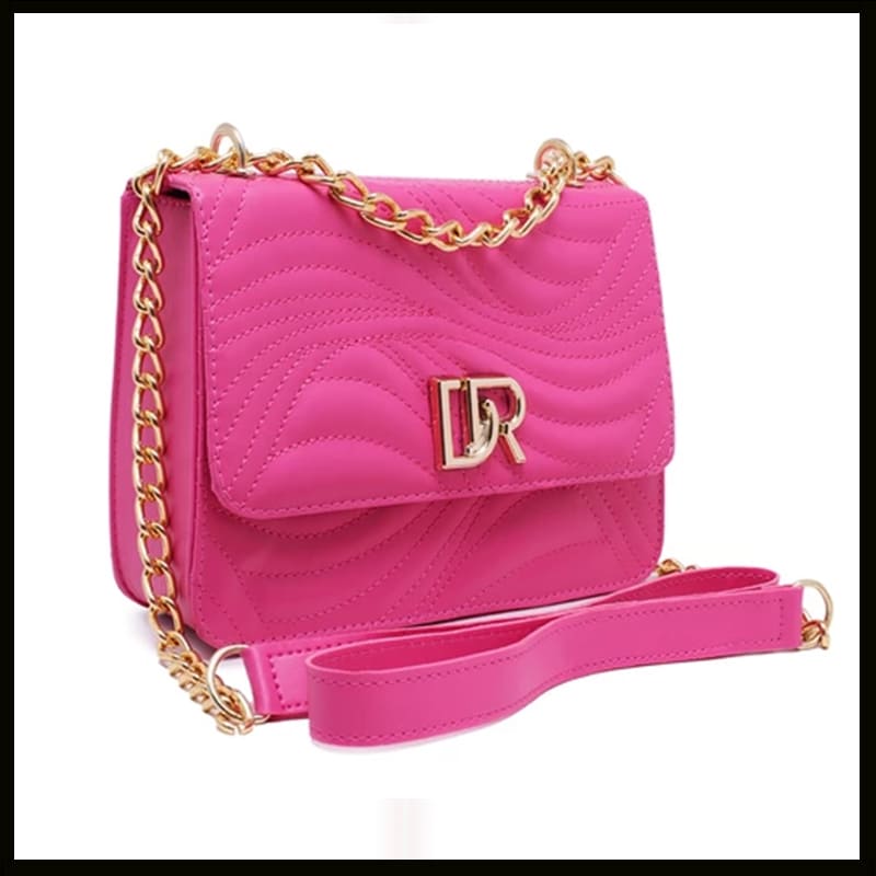 bolsa feminina pequena lateras e transvesal alça corrente