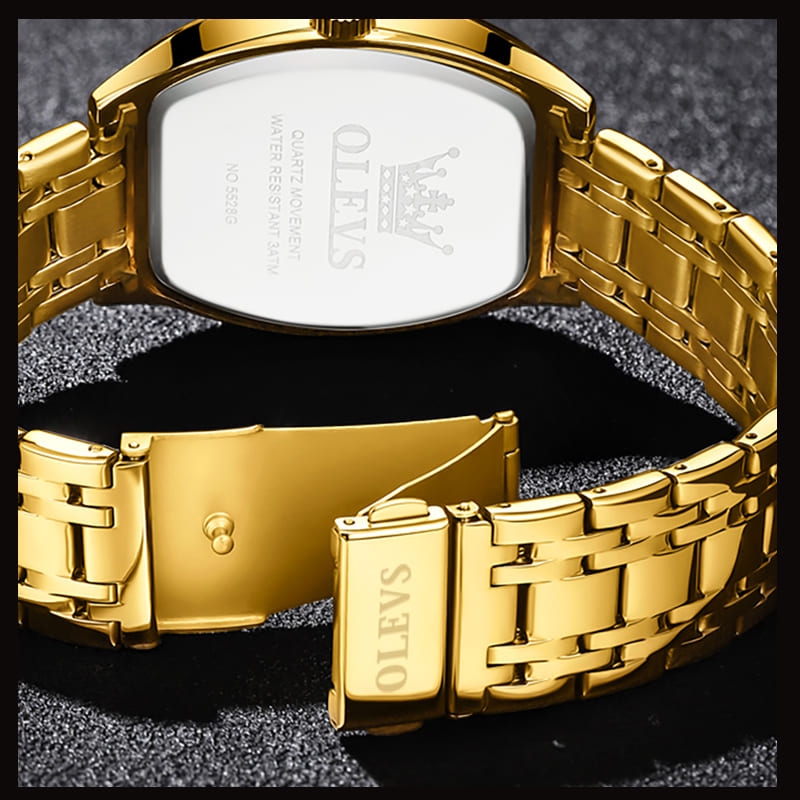 Relógio Masculino Original De Luxo Calendário Funcional Pulseira De Aço Inox
