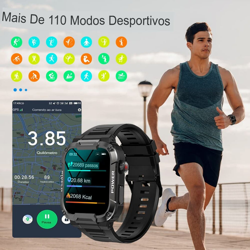 Smartwatch Esportivo Ultra Resistente