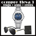 RELÓGIO MASCULINO LUXURY  ( compre 1 leva 3)