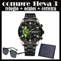 Relógios masculinos Moda de luxo Design exclusivo ( compre 3 leva 1)