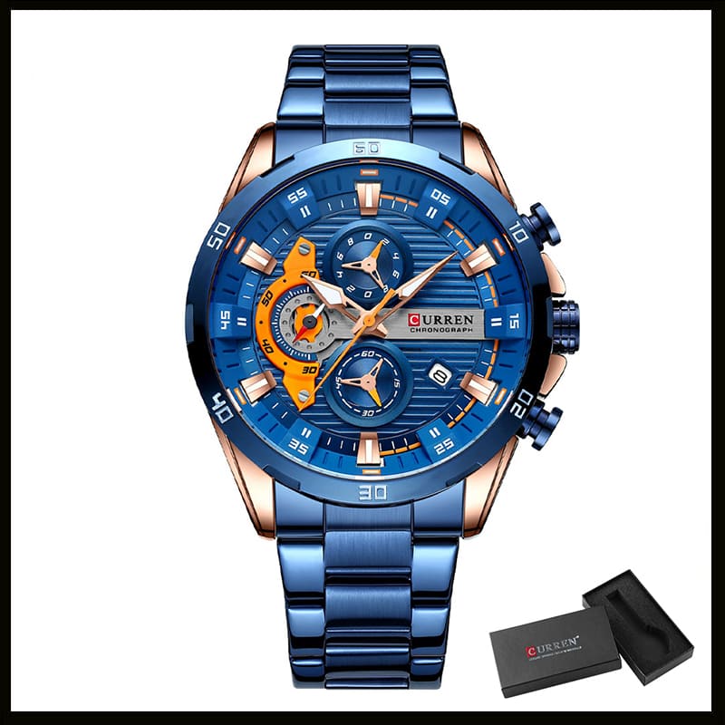 Relógios masculinos Moda de luxo Design exclusivo ( compre 3 leva 1)