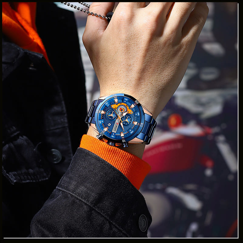 Relógios masculinos Moda de luxo Design exclusivo ( compre 3 leva 1)