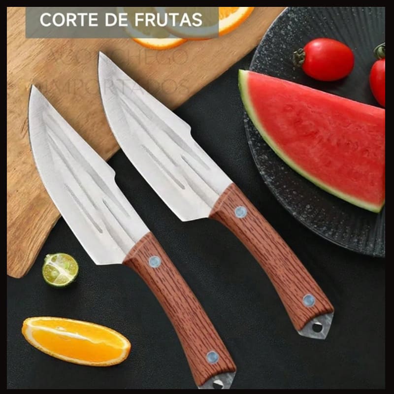 Faca de Churrasco Artesanal Personalizada – Afiada, em Aço Inox