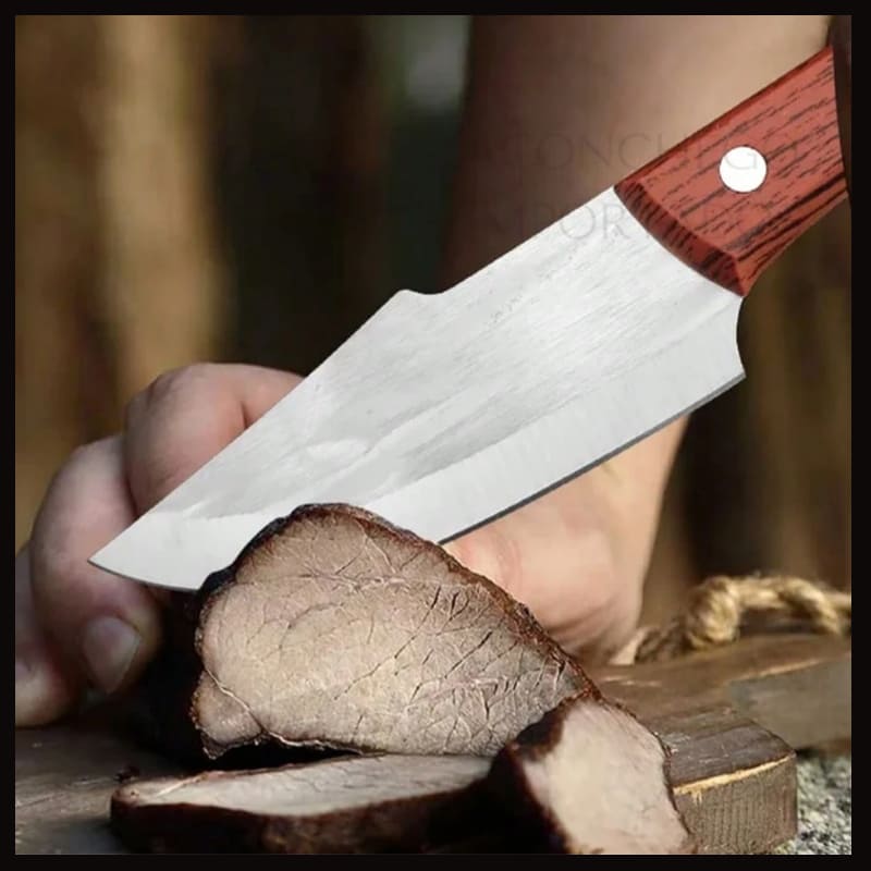 Faca de Churrasco Artesanal Personalizada – Afiada, em Aço Inox