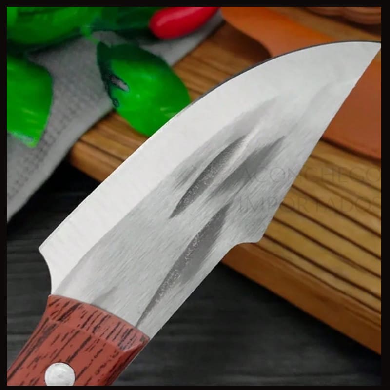 Faca de Churrasco Artesanal Personalizada – Afiada, em Aço Inox