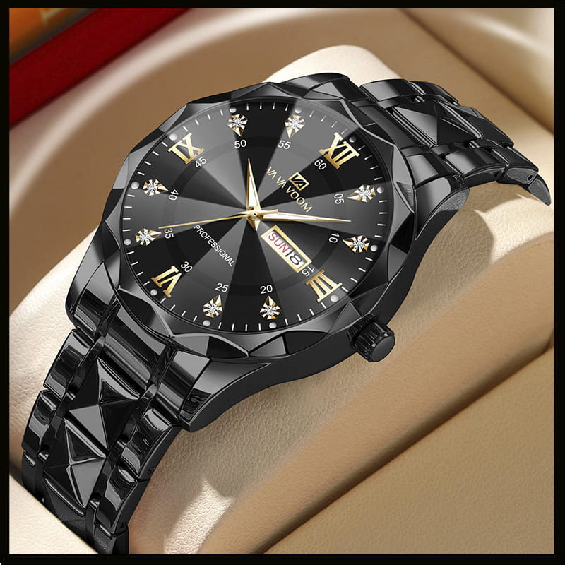 Relógio Masculino Water Diamond Luxo