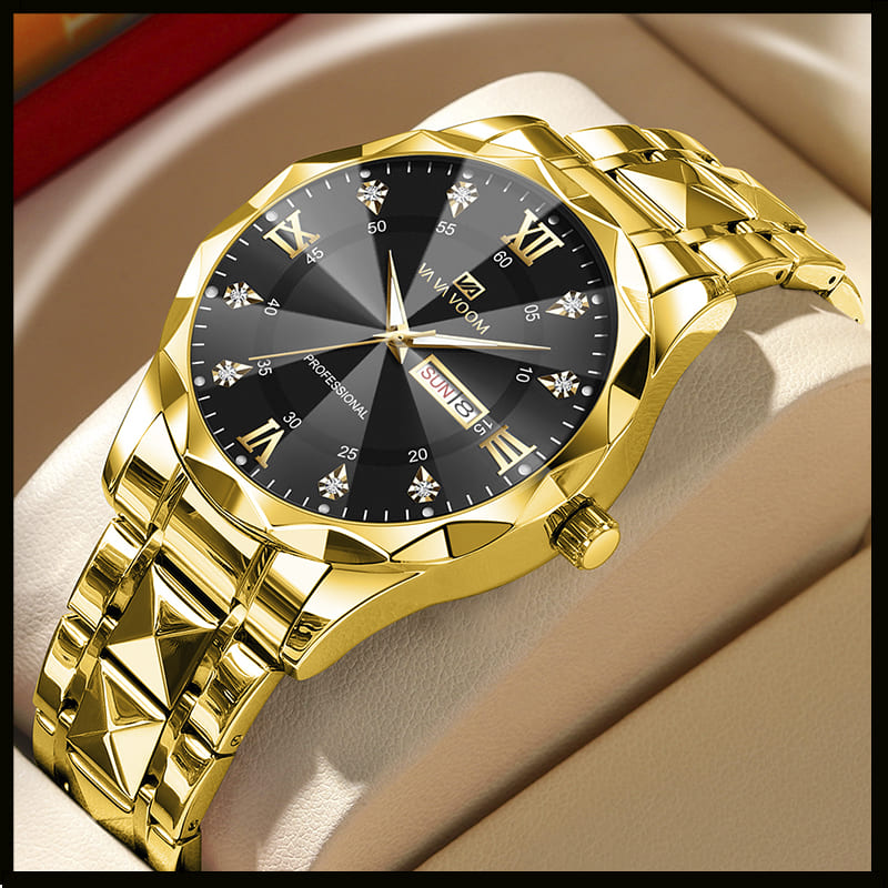 Relógio Masculino Water Diamond Luxo