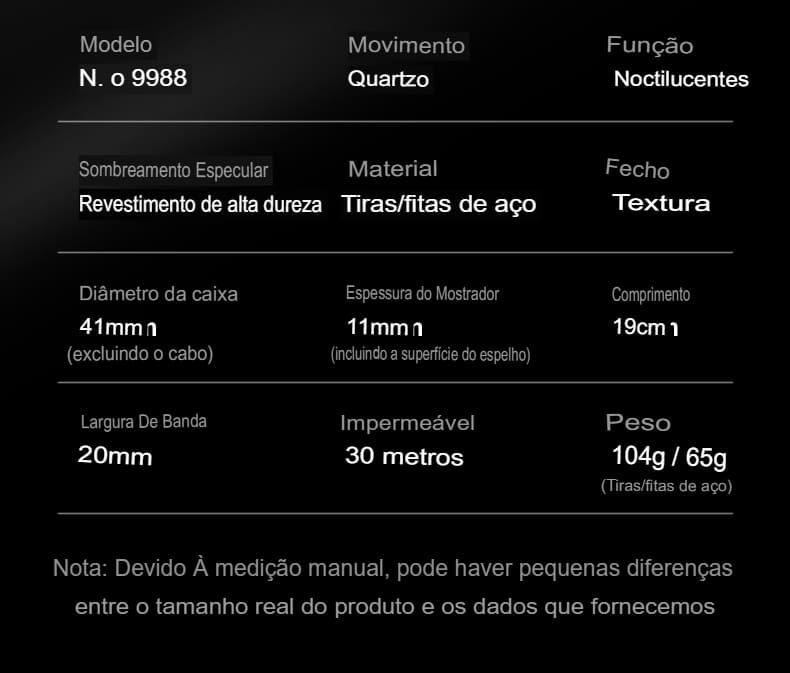 Relógio Masculinos Luxo (compre 1 leva 3)