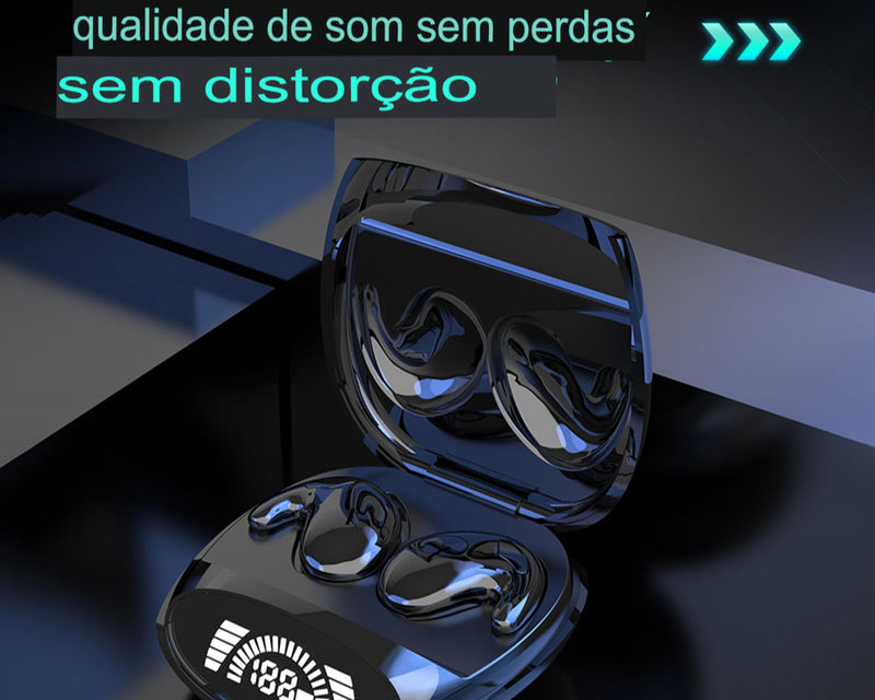 Mini Fones de Ouvido Invisíveis esportivo