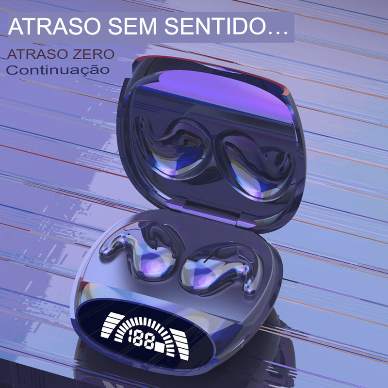 Mini Fones de Ouvido Invisíveis esportivo